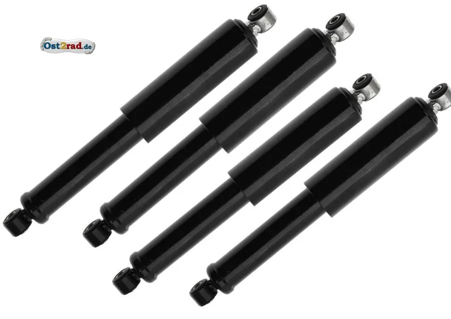Federbeine Satz schwarz KR51/2 Schwalbe Sperber Habicht komplett Stoßdämpfer Federbeine Satz schwarz KR51/2 Schwalbe Sperber Habicht komplett Stoßdämpfer