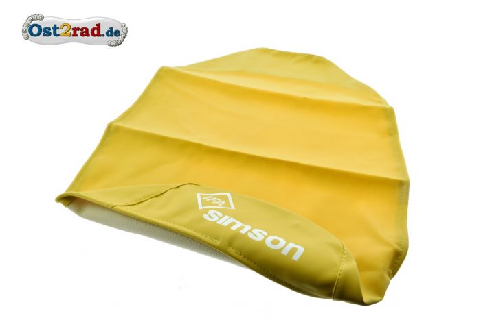 Sitzbezug Simson S50 S51 gelb glatt