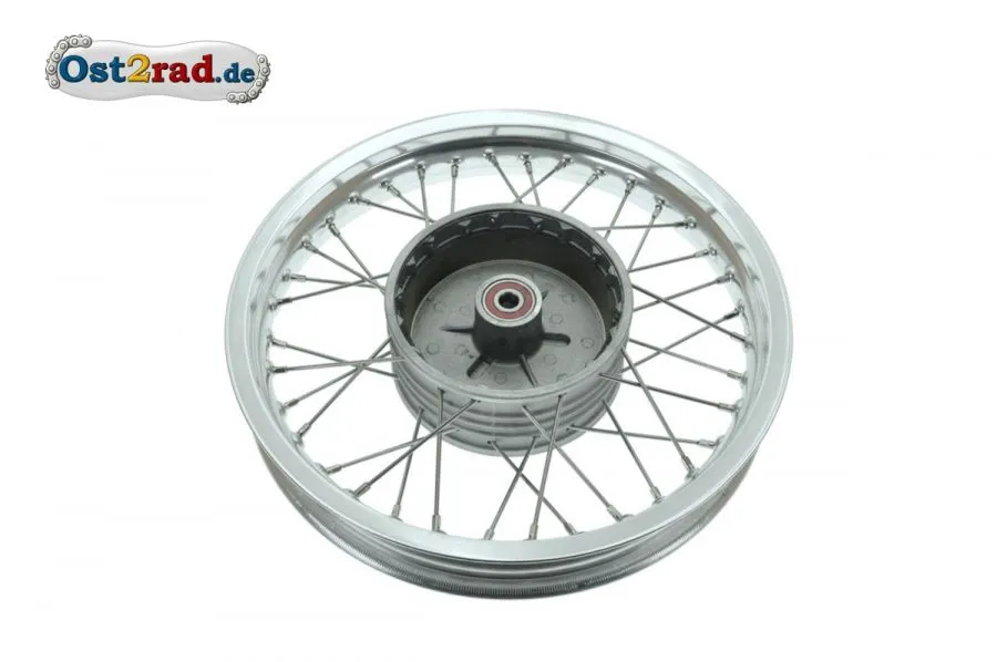 Speichenrad hinten komplett für MZ TS250/0 250/1 Alu - Edelstahl Speichenrad hinten komplett für MZ TS250/0 250/1 Alu - Edelstahl