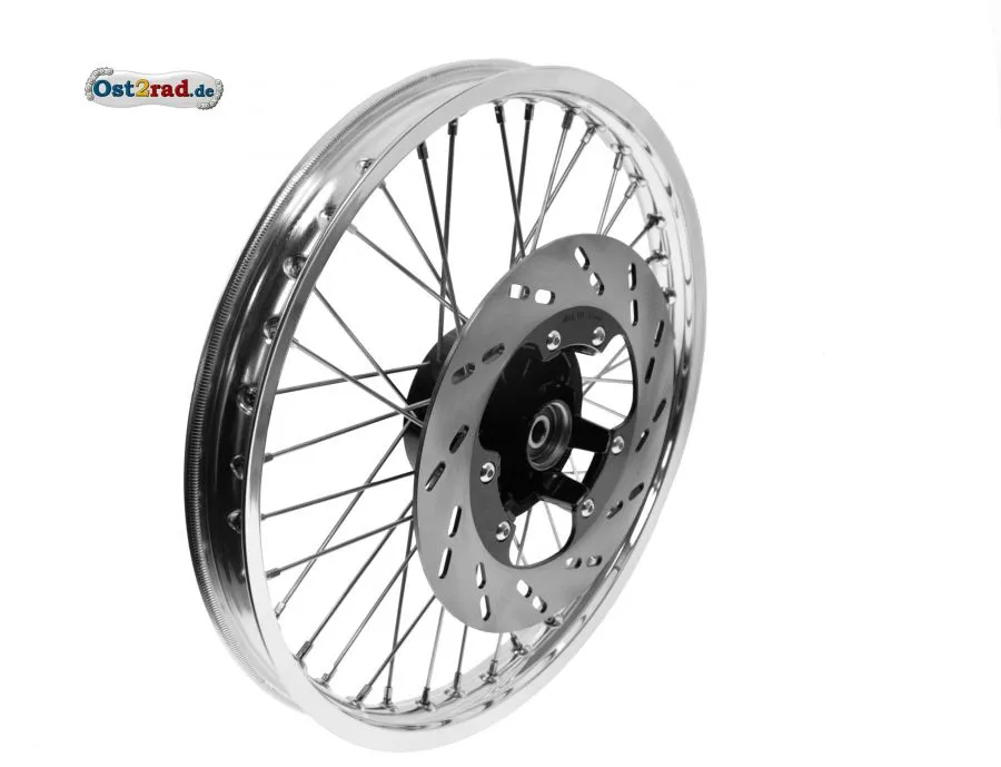 Speichenrad komplett Scheibenbremse ETZ 125 150 250 251 Alu - Edelstahl 1.6-18 Speichenrad komplett Scheibenbremse ETZ 125 150 250 251 Alu - Edelstahl 1.6-18
