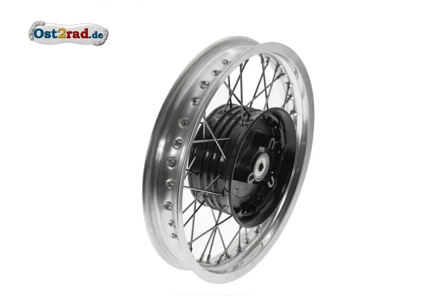 Speichenrad hinten komplett für MZ ETZ 251 301 SCHWARZ - Alu - Edelstahl Speichenrad hinten komplett für MZ ETZ 251 301 SCHWARZ - Alu - Edelstahl