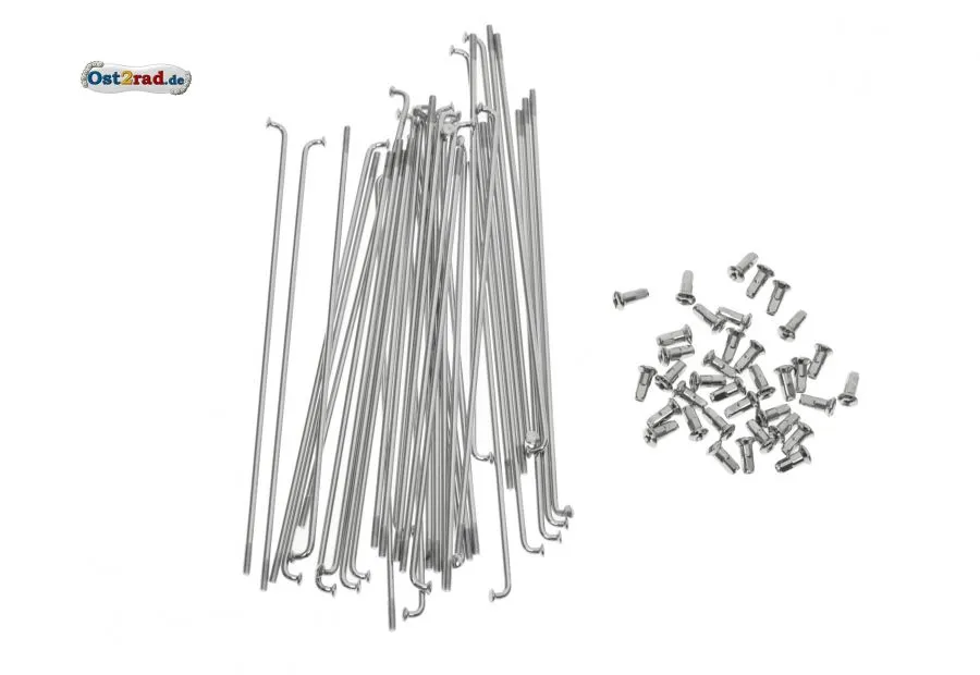Speichensatz M3,5-156,5mm Chromspeichen für 17 Zoll S53OR, S83OR Hinterrad
