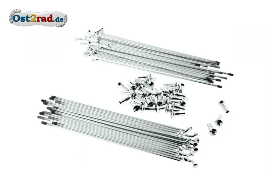 Speichensatz verchromt 182mm JAWA 639 640 Scheibenbremse Speichensatz verchromt 182mm JAWA 639 640 Scheibenbremse