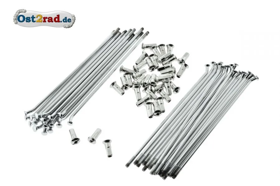 Speichensatz verchromt M4 159mm JAWA Sport 590 361 Speichensatz verchromt M4 159mm JAWA Sport 590 361