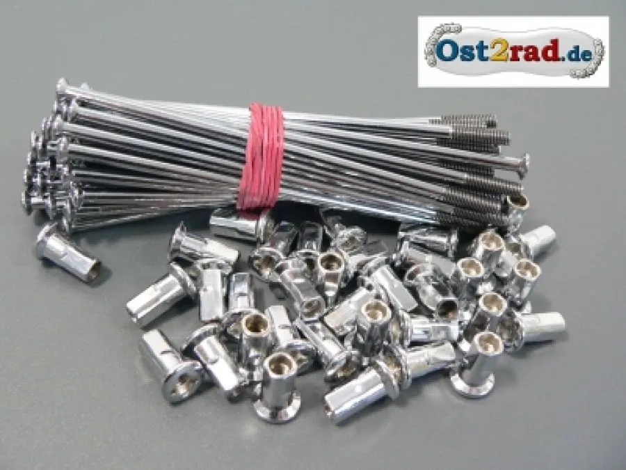 Speichensatz für JAWA große Nabe 110mm CHROM Speichensatz für JAWA große Nabe 110mm CHROM