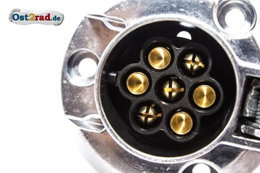 Steckdose für Hängerbetrieb universal und für Simson S51 Steckdose für Hängerbetrieb universal und für Simson S51