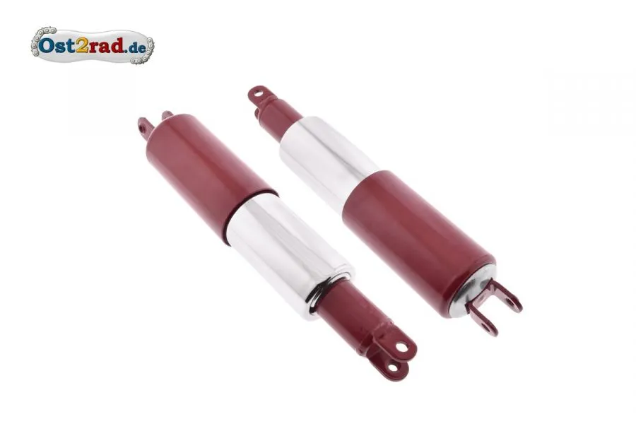 Stoßdämpfer Federbeine PAAR Jawa CZ 125-350ccm rot, tschechisch Stoßdämpfer Federbeine PAAR Jawa CZ 125-350ccm rot, tschechisch