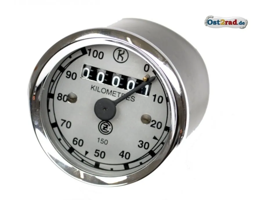 Tachometer rund 100 km/h CZ 125 150 C Tachometer rund 100 km/h CZ 125 150 C