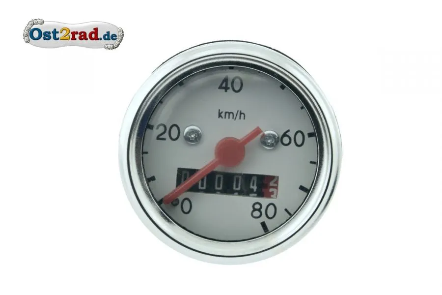 Tacho mit Beleuchtung für Simson S50 S51, 80km/h, 48mm, 6V