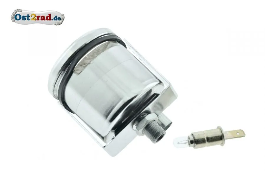 Tacho mit Beleuchtung für KR51 Schwalbe Star Habicht Sperber, 80km/h, 48mm, 12V Tacho mit Beleuchtung für KR51 Schwalbe Star Habicht Sperber, 80km/h, 48mm, 12V