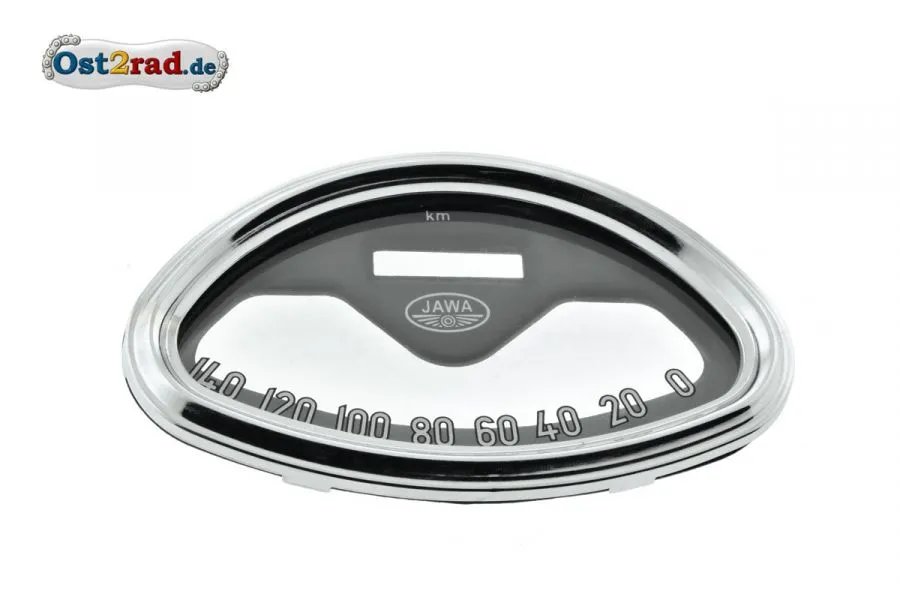 Tachoscheibenset 4-teilig oval JAWA Panelka 140km/h Tachoscheibenset 4-teilig oval JAWA Panelka 140km/h