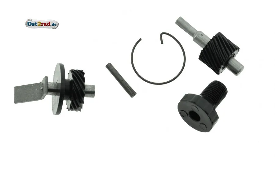 Set Tachoantrieb für Ritzel 14Z Kunststoff-Zahnräder S50, KR51/1, SR4- Set Tachoantrieb für Ritzel 14Z Kunststoff-Zahnräder S50, KR51/1, SR4-