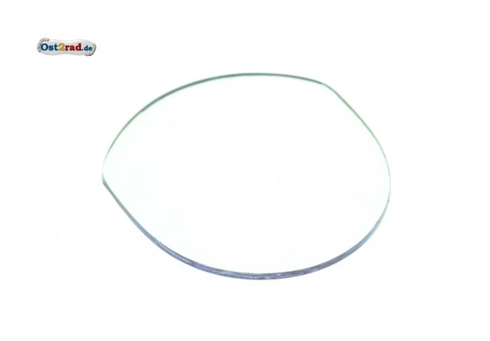Tachoglas oval für Wappentacho SIMSON SR1 SR2, Scheibe