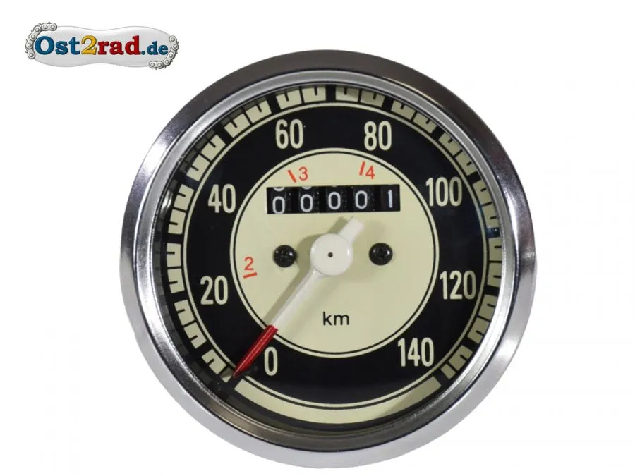 Tachometer rund 140 km/h für Jawa und CZ 125 - 350