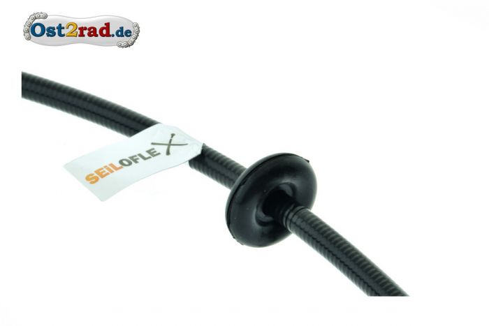 Tachowelle, Schwarz, für MZ TS250 TS250/1, SEILOFLEX, Originallänge