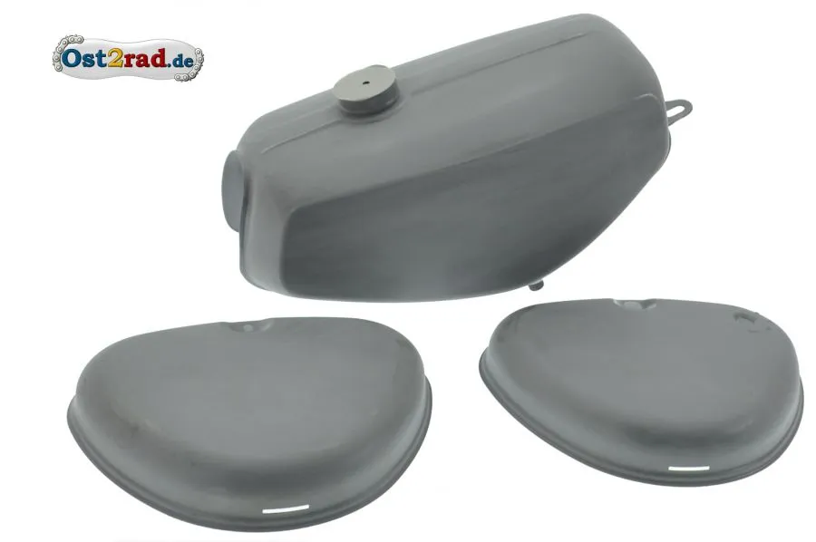 Tank Set mit Seitendeckel für Simson S51 S70 grundiert, innen versiegelt, Originalmaße Tank Set mit Seitendeckel für Simson S51 S70 grundiert, innen versiegelt, Originalmaße