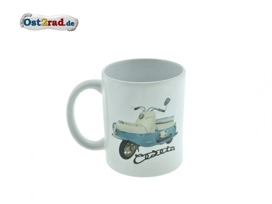 Tasse weiss mit Aufdruck Cezeta