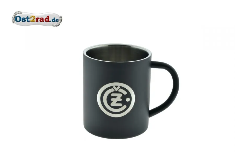 Thermotasse Edelstahl schwarz CZ Thermotasse Edelstahl schwarz CZ