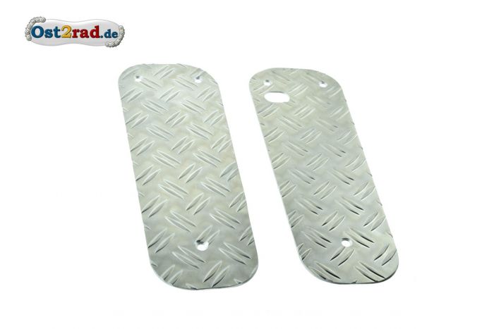 Trittbretter SIMSON Schwalbe Alu-Riffelblech