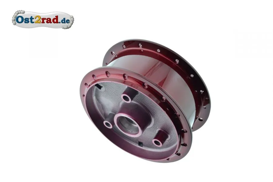 Radnabe abgedreht rot SIMSON S50 S51 KR51 Radnabe abgedreht rot SIMSON S50 S51 KR51