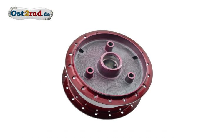 Radnabe abgedreht rot SIMSON S50 S51 KR51