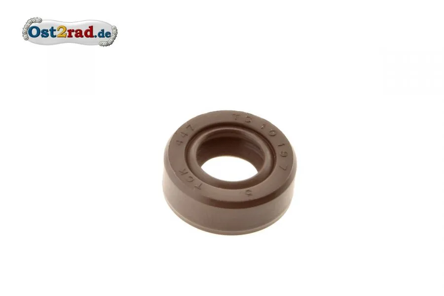 Wellendichtring 10x19x7 FKM braun, für Federbein hinten MZ Simson