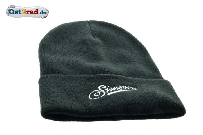 Wintermütze Beanie schwarz mit SIMSON Schriftzug
