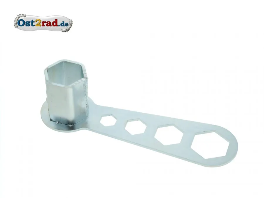 Zündkerzenschlüssel, DDR-Design, verzinkt, universal SW21-22