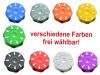 CNC Tankdeckel Alu für Simson S50 S51 - Strahlenform - Farben wählbar