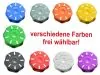 CNC Tankdeckel Alu für Simson S50 S51 - Strahlenform - Farben wählbar