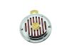 Hupe Jawa 12V goldene Pal-Plakette innen rot