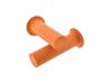 Lenkergriffgummi PAAR ORANGE für Simson S50 S51, geschlossen originale Form