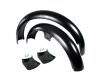 SET Kotflügel S50 S51 Schutzbleche, PPB SCHWARZ mit Schmutzschutz