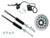 ZT Umbauset SILBER 220mm Bremssattel für Scheibenbremse S51, S70 kurz inkl. Teilegutachten