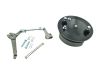 Duplex Bremsschild, Bremsankerplatte HINTEN SCHWARZ S51 S50 KR51/2