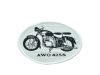 Aufnäher Patch „AWO 425-S“ Schwarz-Weiß 90 x 70 mm