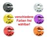 Steckscheibe Federbein "SPORT Optik" CNC Aluminium versch. Farben S50 S51 ETZ125 150 250 251