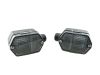 2 Blinker eckig RAUCHGRAU passend für Simson SR50 SR80 S53 MZ ETZ mit Prüfzeichen