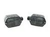 2 Blinker eckig RAUCHGRAU passend für Simson SR50 SR80 S53 MZ ETZ mit Prüfzeichen