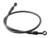 PZ-Tuning Stahlflexbremsleitung S51 S50 Standartlenker 800mm Schwarz