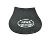 Spritzlappen Schutzblech SCHWARZ - LOGO weiss JAWA 125 - 350