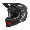 Crosshelm O`NEAL 3SRS HEXX schwarz weiß rot