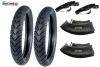 2x SET Niederquerschnitt Reifen für Simson S50 S51 Pneu Rubber 80/80-16 150km/h reinforced