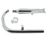 Auspuffsatz AWO Touren 40mm Fischschwanz mit Steckkrümmer Baujahr 1950-1953