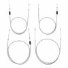 SET Bowdenzüge SIMSON S51 S70 BVF-​Vergaser - SILBER