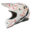 Crosshelm O`NEAL 1SRS SPLASH weiss orange