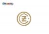 Aufkleber CZ Logo rund gold