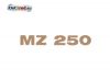 Aufkleber Deckel Sitzbank passend für MZ TS ETS 250 gold