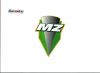 Aufkleber MZ Logo grün - 46x60mm