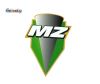 Aufkleber MZ Logo grün - 65x89mm